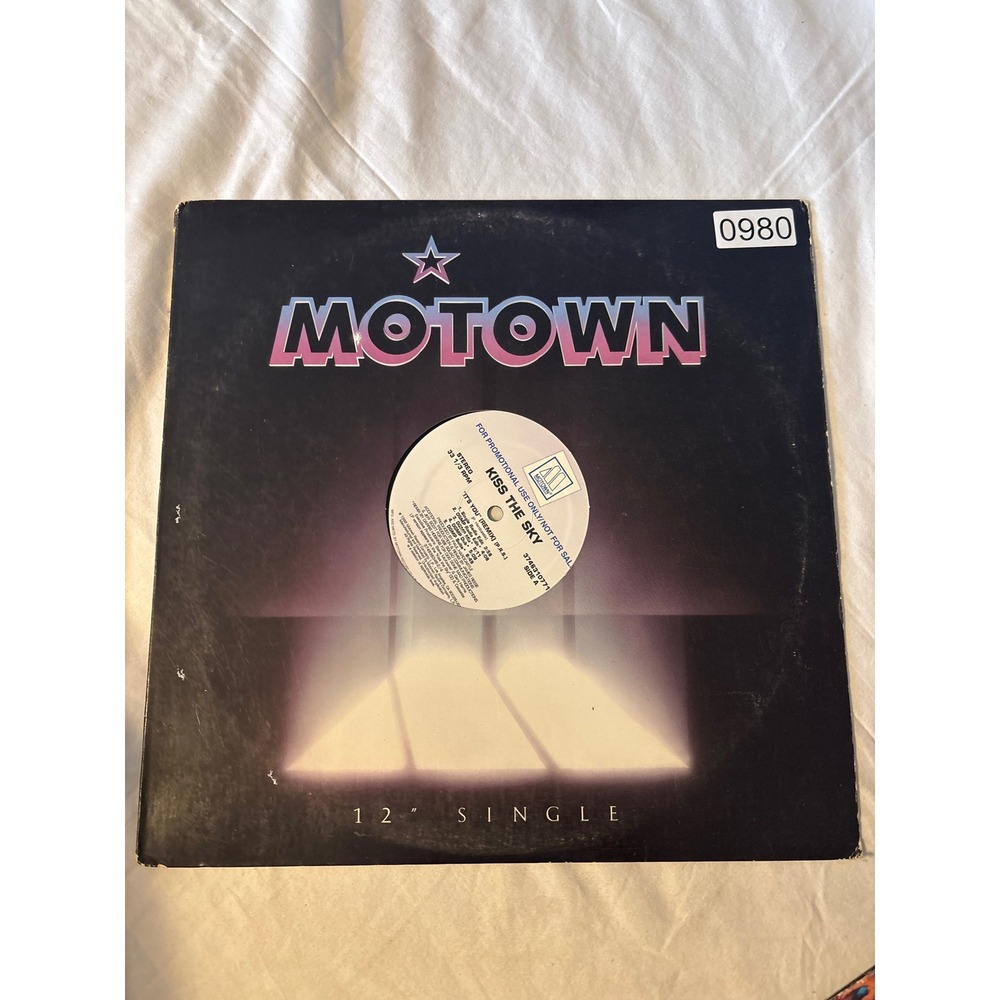 Motown Kiss The Sky 12" Single Vinyl 12in Black Good It's You Remix Promo 1992